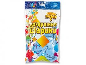 Шар Е 10" 50шт Пастель Blue 1102-1556 Европа