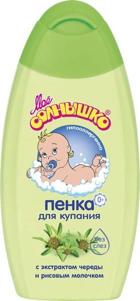 Пенка для купания с Чередой 200мл с рождения Мое Солнышко