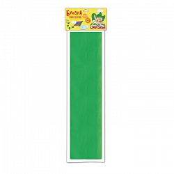 Бумага цветная крепированная БКЦКМ-З 1цв зеленая 50*250см Каляка-Маляка