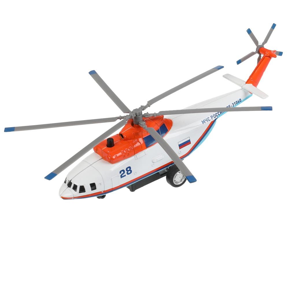 Вертолет COPTER-20SLRES-WH МЧС металл 20см ТМ Технопарк