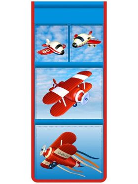 Кармашек "Самолетики" А200 в шкафчик для детского сада