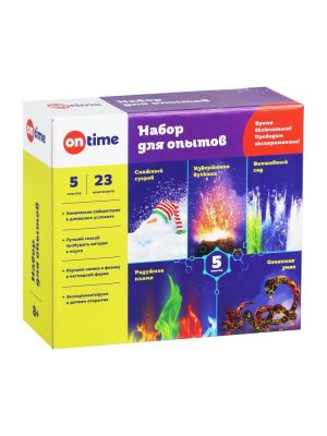 Опыты EX109T Набор 5в1 ТМ On Time