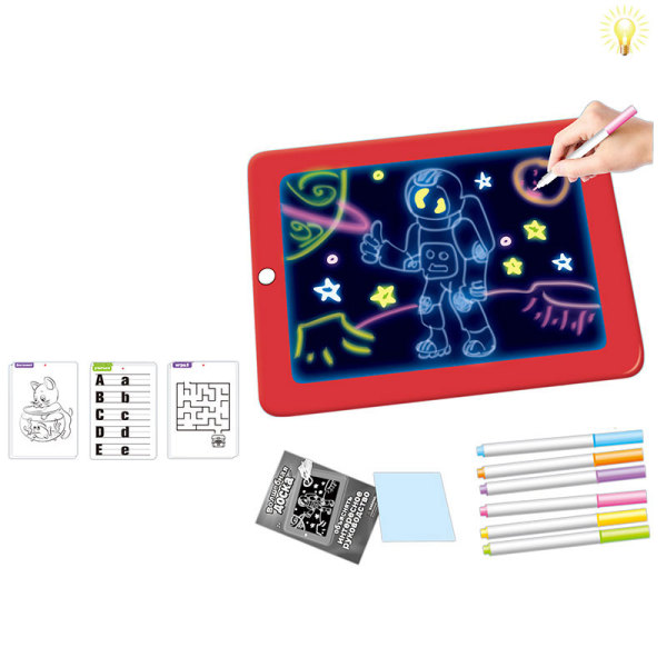 Доска для рисования 200662225 + 6 неоновых карандашей
