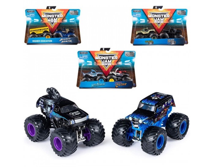 Monster Jam 6044943 Монстр Джем машинки меняющие цвет (2 шт в ассортименте)