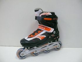 Ролики 123А-М р.36-39 ORANGE алюм шасси авес-5 карбон подшип 454324