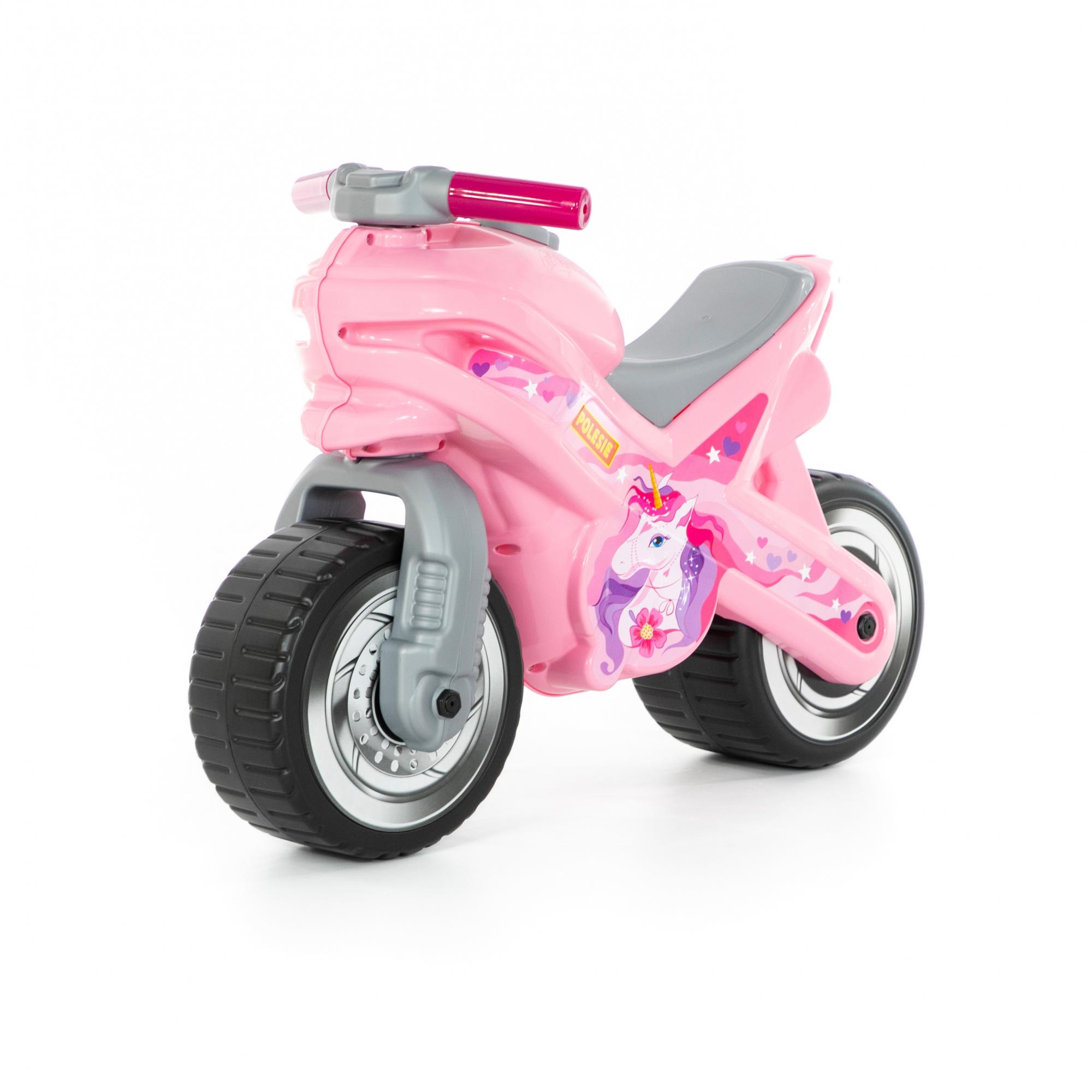Каталка-мотоцикл 80608 "МХ" розовая Полесье