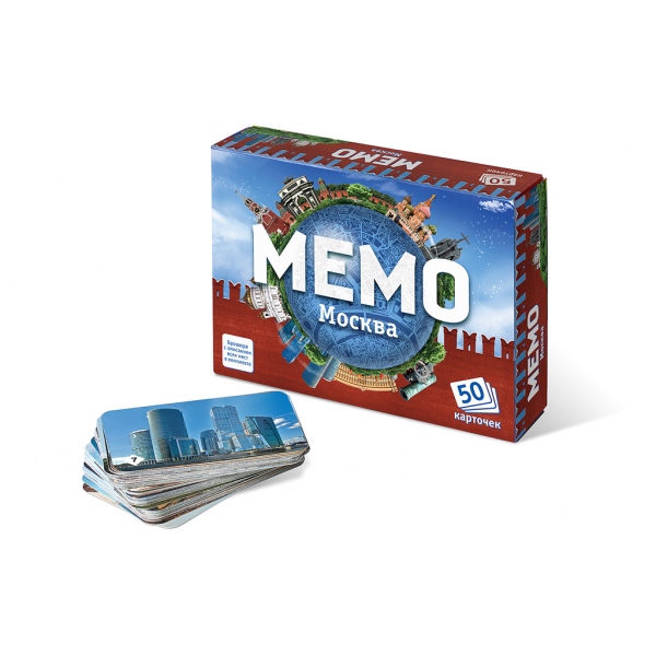 Мемо 7205 "Москва" 50 карточек ТМ Нескучные игры