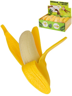 Антистресс-мялка FX210807-1 Банан 13см