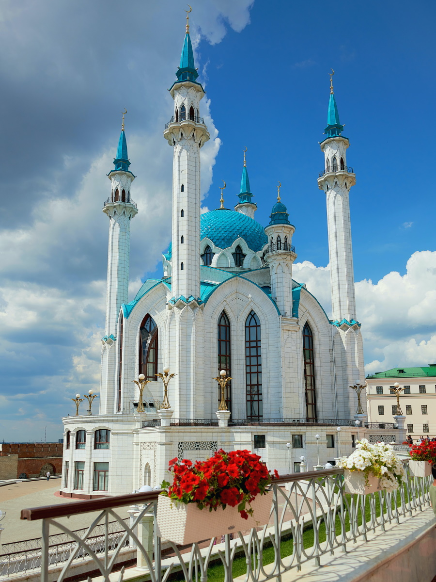 Алмазная мозаика АЛМ-0020 Мечеть Кул-Шариф 30*40см блестящий Рыжий кот
