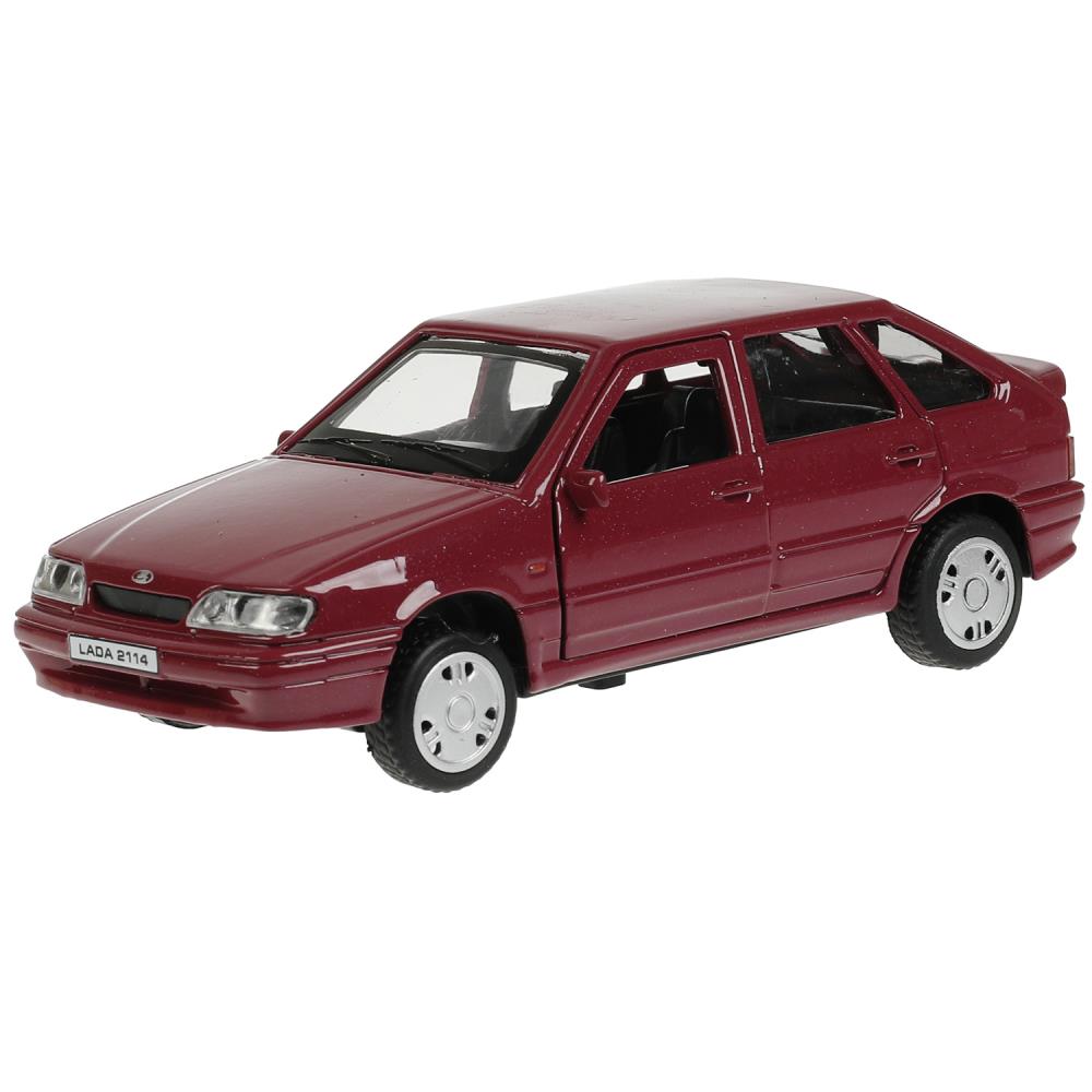 Машина 2114-12-BK металл Lada 2114 Samara черный 12см ТМ Технопарк