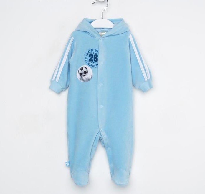 Комбинезон 5209754 Baby Care рост 56см цвет: голубой