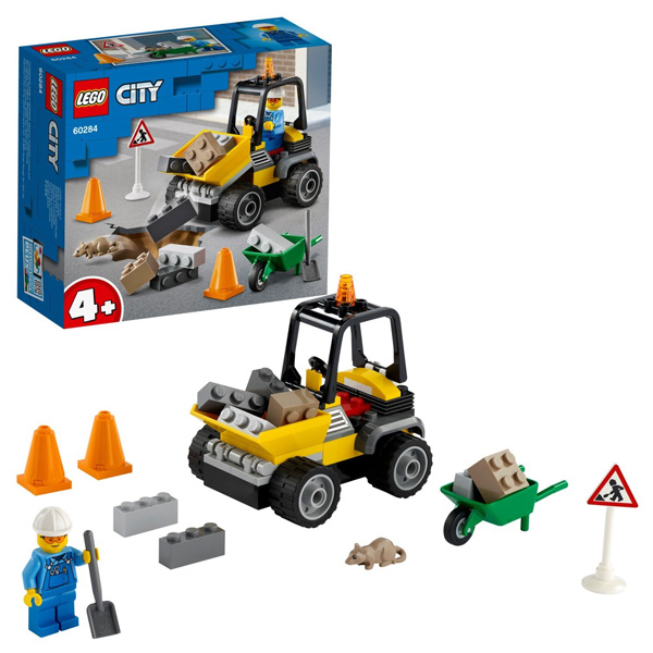 LEGO City 60284 Конструктор ЛЕГО Город Great Vehicles Автомобиль для дорожных работ