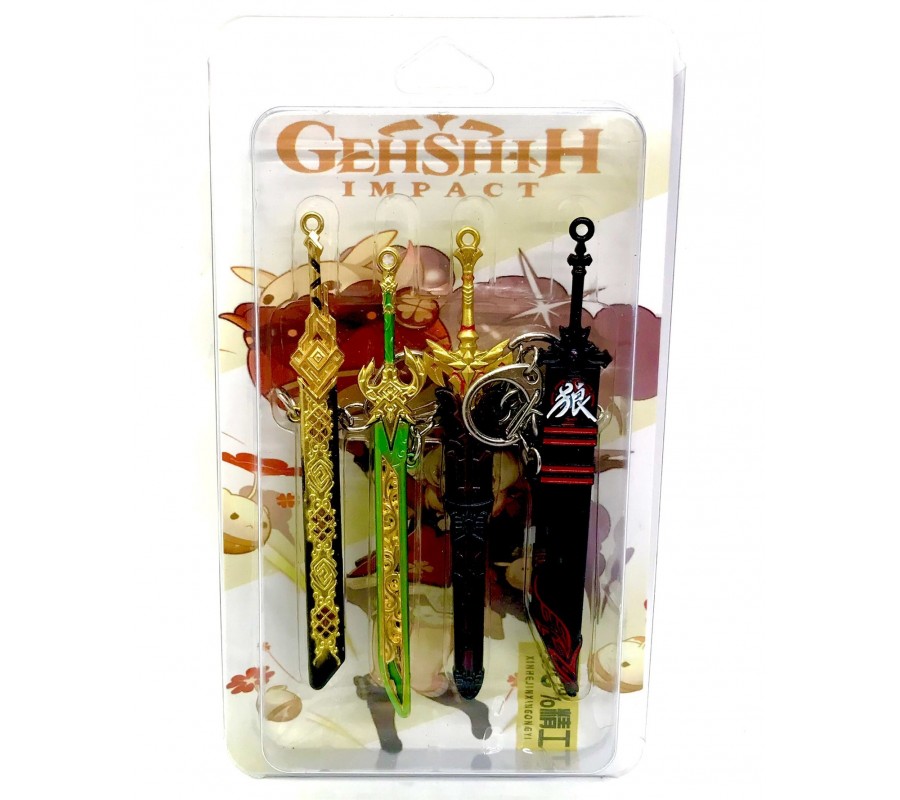 Набор мечей LL007 Genshin в коробке
