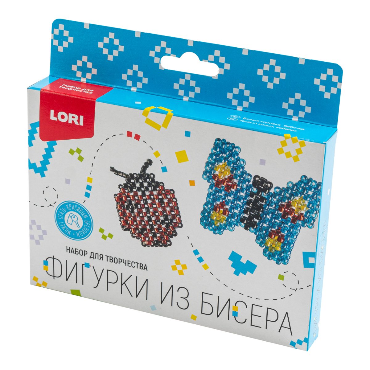 Фигурки из бисера Бис-099 Божья коровка, бабочка ТМ Lori