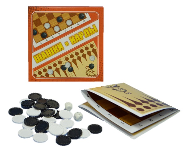 Игра Шашки и нарды С-301 Эра