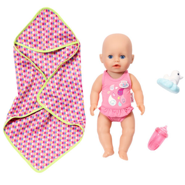 Zapf Creation my little Baby born 825-341 Бэби Борн Кукла для игры в воде 32см