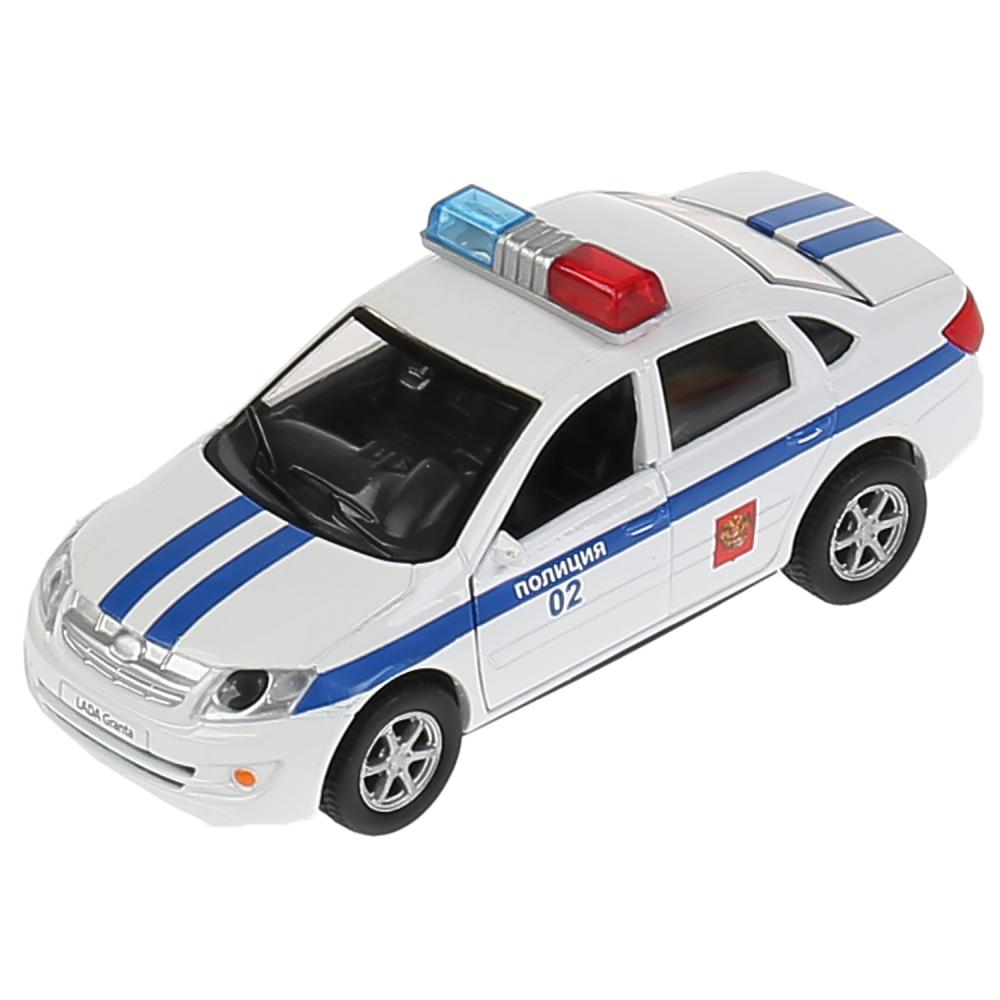 Машина SB-13-15-2 Lada Granta Полиция металл 12.5см свет+звук ТМ Технопарк