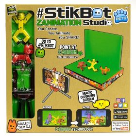 Stikbot TST617A Стикбот Анимационная студия со сценой и питомцем (в ассортименте)