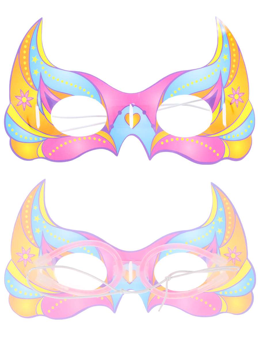 Карнавальная маска НУ-4937 Маска Супергероя фиолетовая Миленд