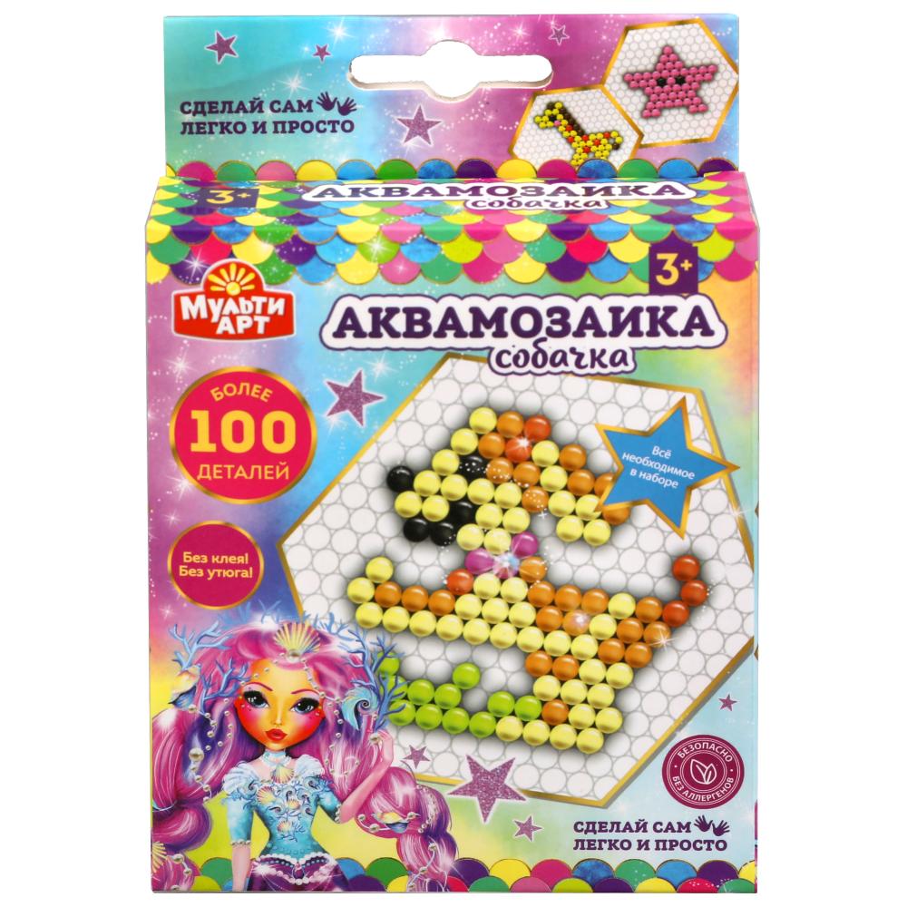 Аквамозайка 100-AQUAMOS-10 Собачка ТМ Мульти Арт 303570