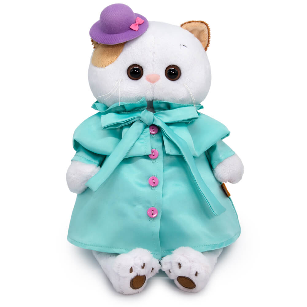 Мягкая игрушка LK27-102 Кошечка Ли-ли в плаще и шляпке ТМ BudiBasa