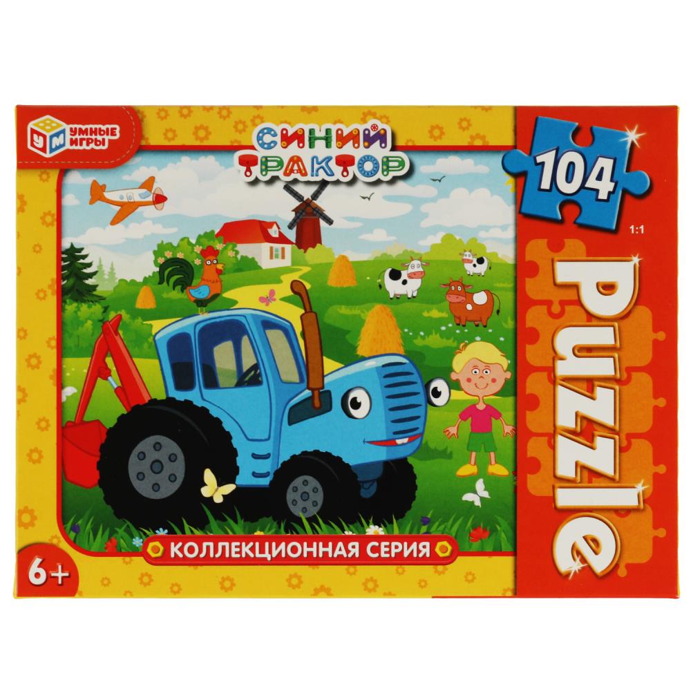 Пазл 104дет 74761 Синий тарктор ТМ Умные игры