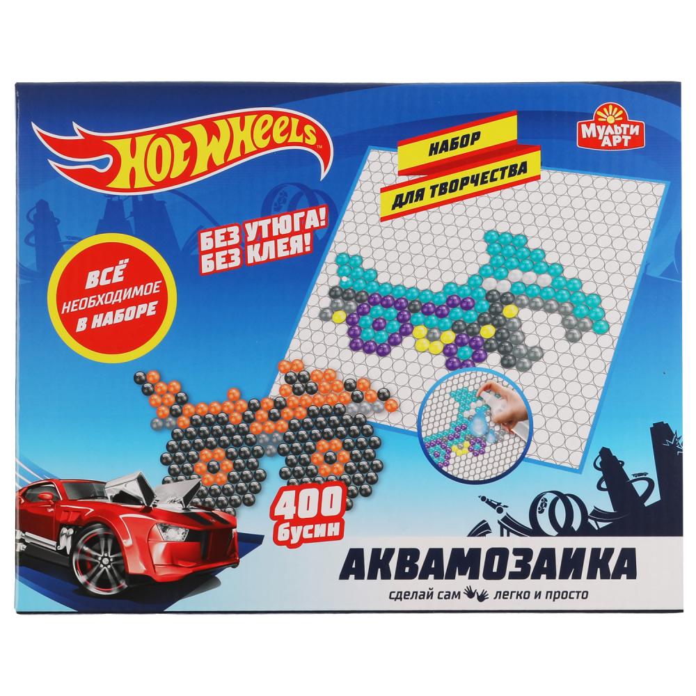Аквамозайка 400 бусин Хот Вилс AQUABEADS400-HW2ТМ Мульти Арт