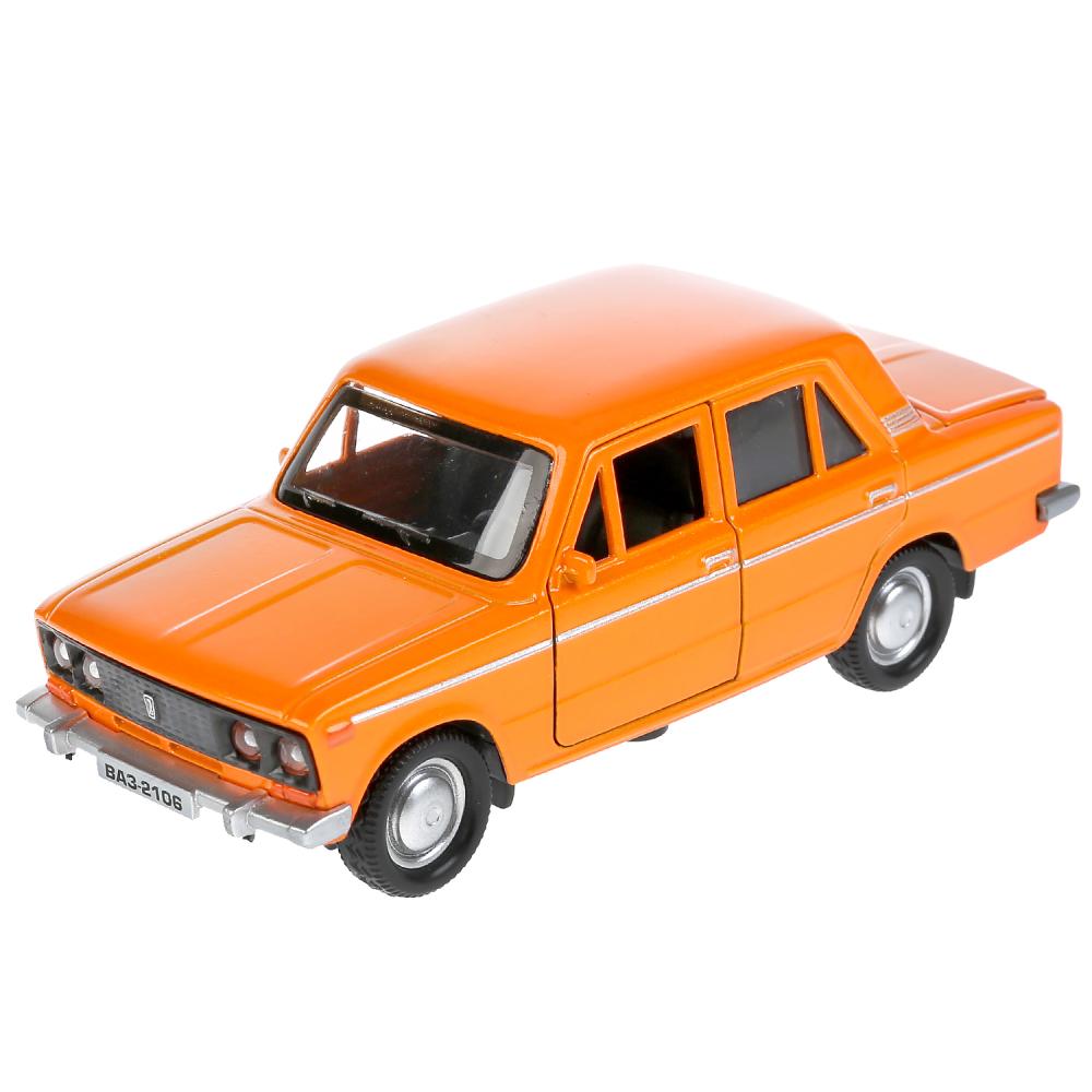 Машина 2106-12-OG ВАЗ-2106 Жигули 12см оранжевый ТМ Технопарк