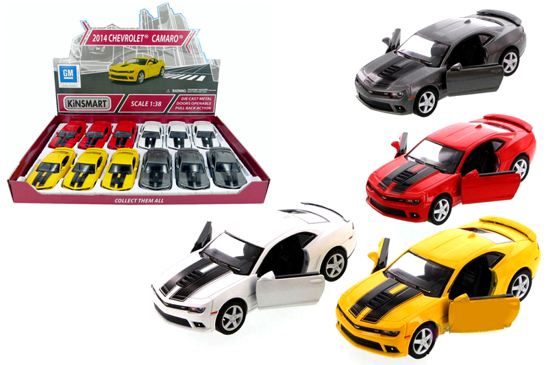 Машина KT5383FD металл Chevrolet Camaro 2014 ассорти инерция 1/12шт Кинсмарт