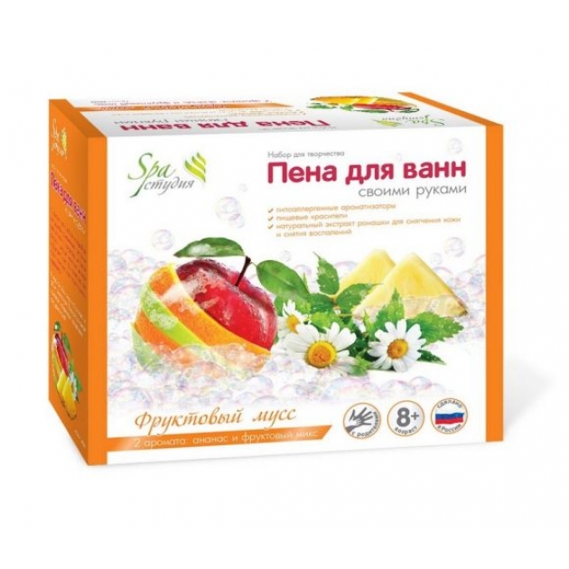 Пена для ванны своими руками С0606 Фруктовый мусс ТМ Аромафабрика