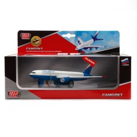 Самолет 51473 металл свет+звук в коробке 188009