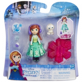 Disney Princess B9249 Маленькая Кукла Холодное Сердце на платформе-снежинке