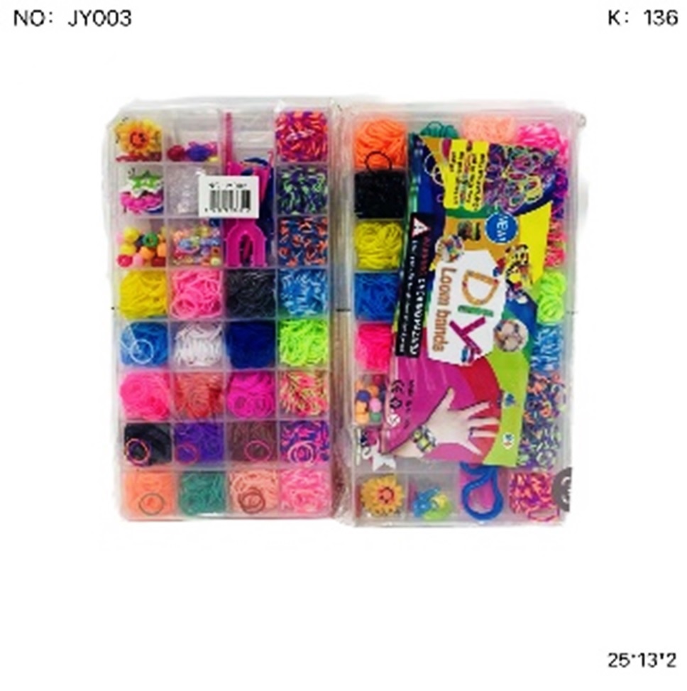 Набор резинок для плетения браслетов JY003 в коробке