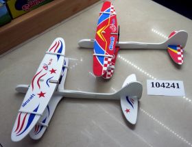 Самолет-планер 104241 пенопластовый 29см на батарейках + шнур USB