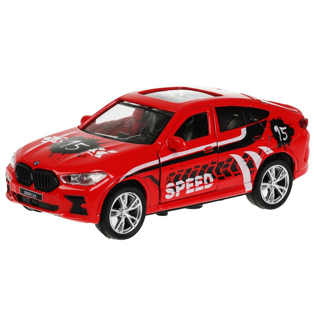 Машина X6-12STR-RD BMW X6 Спорт металл 12см красный ТМ Технопарк