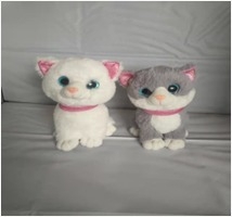 Мягкая игрушка Кошка сидит 3304/25