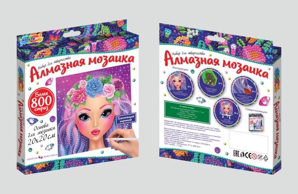 Алмазная мозайка AM20X20-MADE Весна 20*20см ТМ Мульти Арт 345095