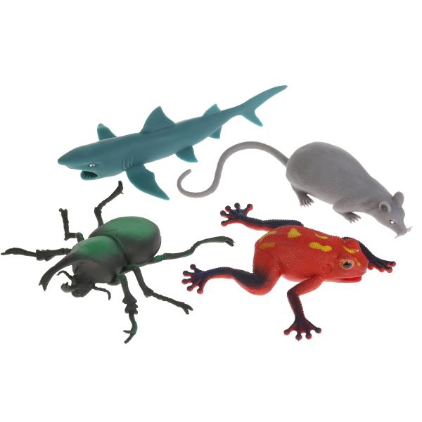Тянучка А113-DB Акула, жук,лягушка,крыса 10см в ассортименте ТМ Играем вместе
