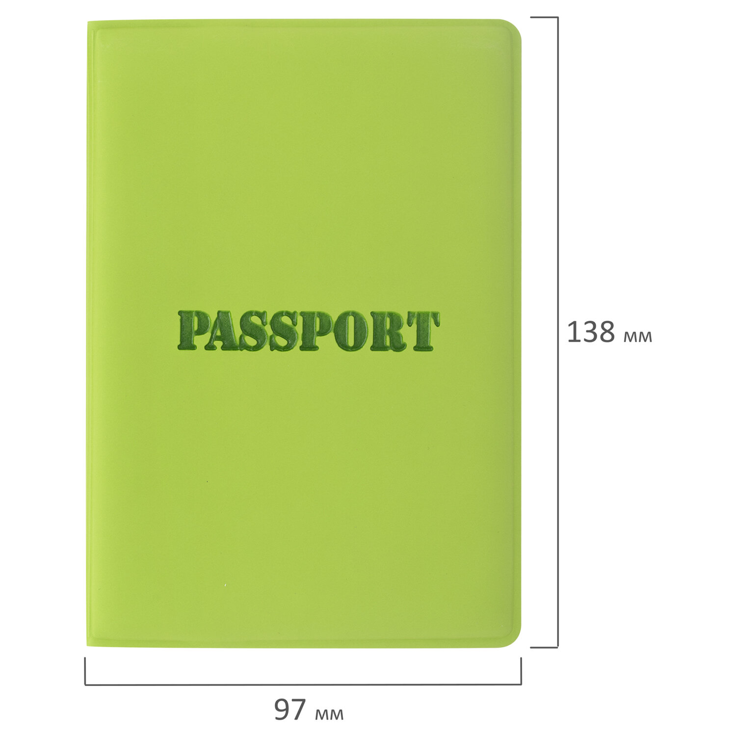Обложка для паспорта 237605 Паспорт микс мягкий полиуретан Staff