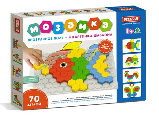 Мозайка 01078 с прозрачным полем 40мм/70 стеллар Р