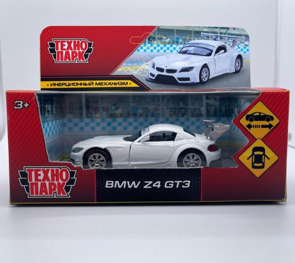 Машина 67315 инерция BMW z-4 gt3 металл белый ТМ Технопарк