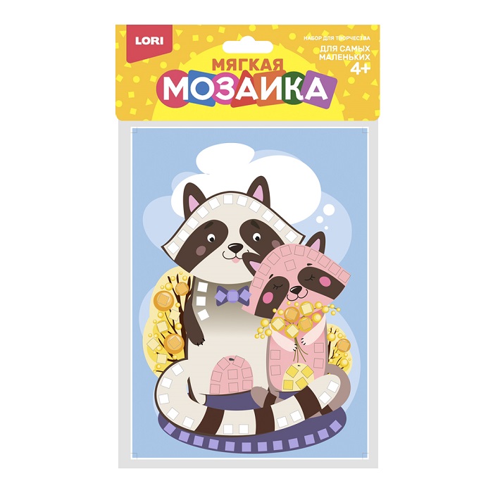 Мозайка Кэ-018 мягкая Енотики Малый набор Лори