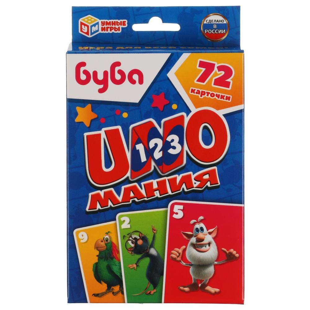 Карточки 37259 Уномания Буба 72шт ТМ Умные игры 305883