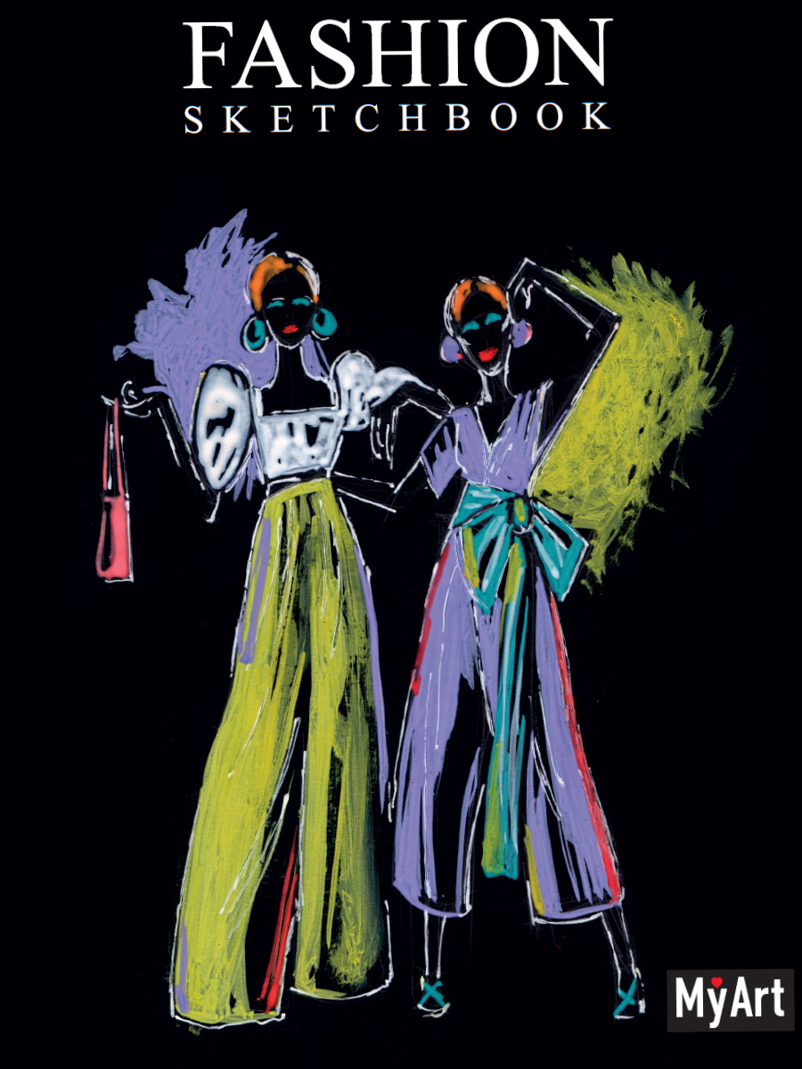 Скетчбук 80933-7 Дуэт Fashion 40л My Art