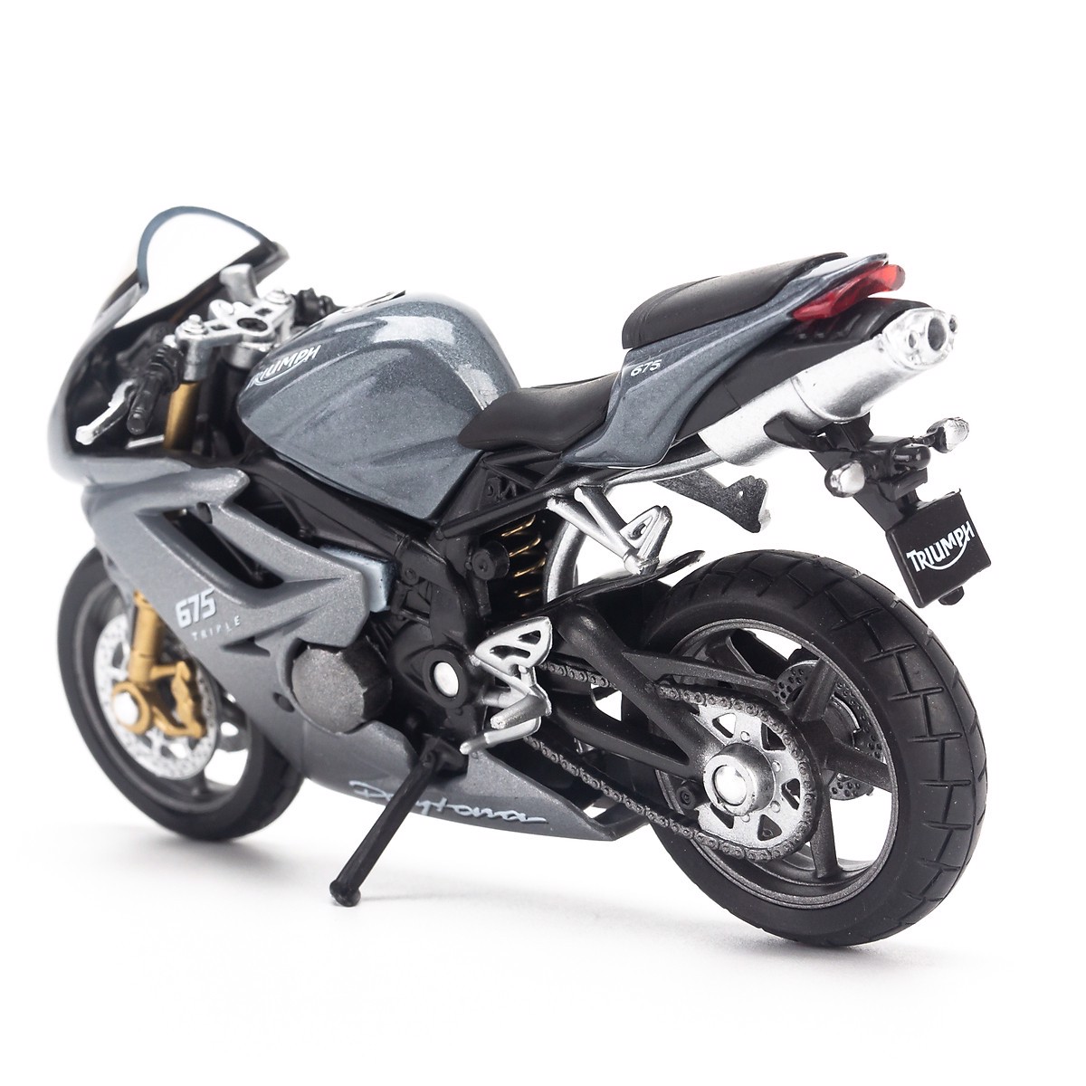 Welly 12822PW Велли Модель мотоцикла 1:18 Triumph Daytona 675 металл