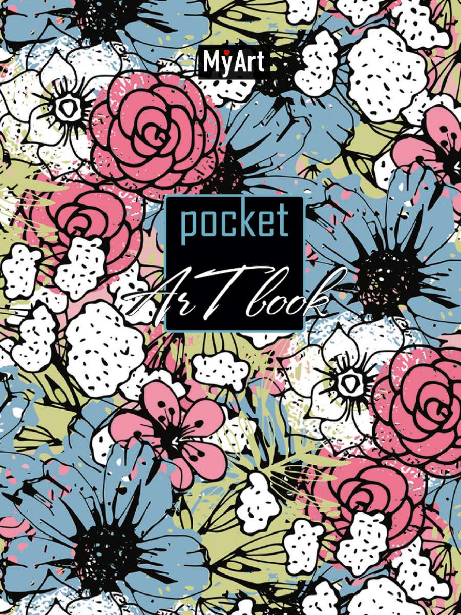 Блокнот 80-2905 Цветы MyArt Pocket ArtBook Проф-Пресс