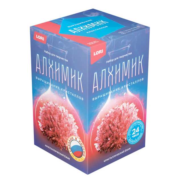 Кристаллический ежик Вкр-012 Красный кристалл Лори
