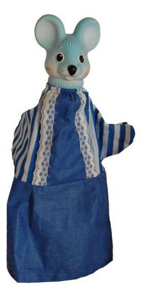 Кукла с-971 перчатка "Мышка" огонек