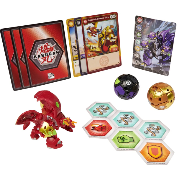 Bakugan 6059923 Бакуган Стартовый набор Слияние фракций Пегатрикс х Горин 2 сезон