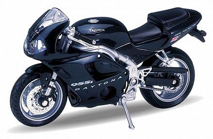Welly 12176PW Велли Модель мотоцикла 1:18 2002 TRIUMPH Daitona 955I металл